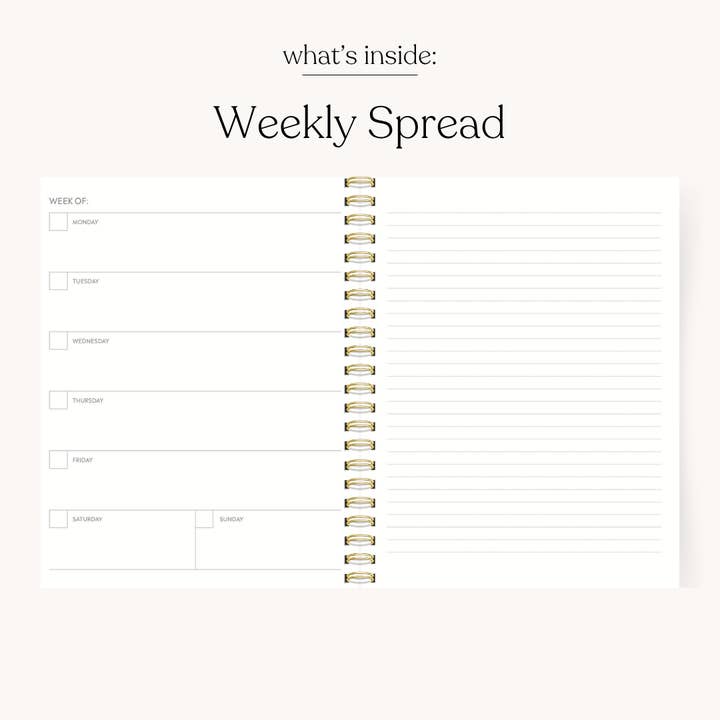 Elyse Breanne Design – Agenda por atacado – Planeador Floral Terracota Sem Data | Outono & Halloween6