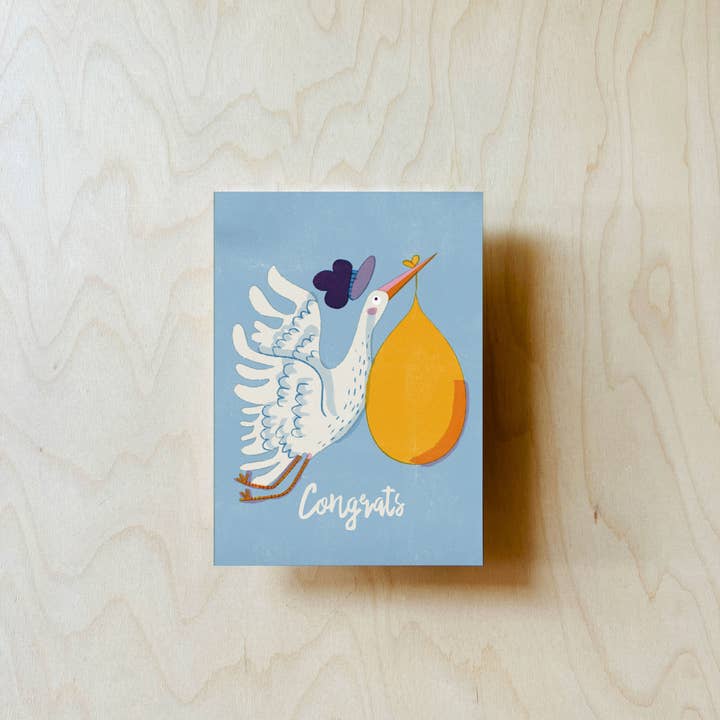 jungwiealt - Wholesale Postcard - Stork Postcard DIN A62