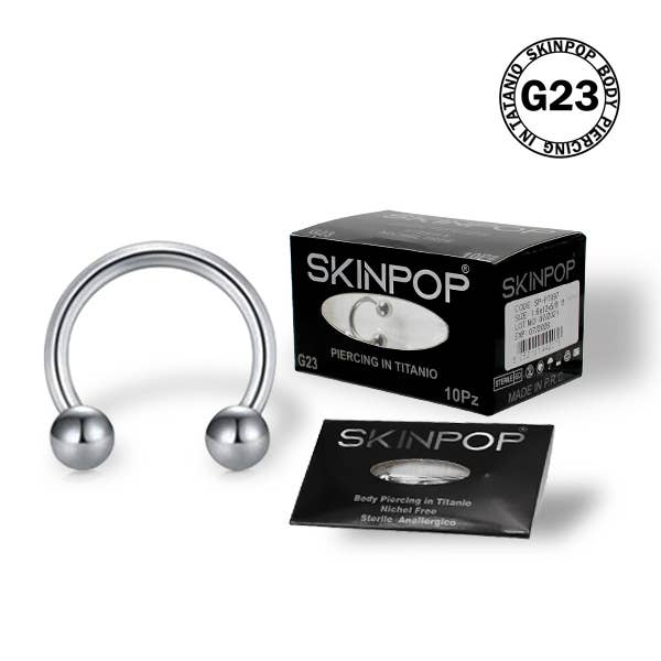 SKINPOP - Wholesale Single Earring - STERILE CIRCULAR BARBELL PIERCING FOR FIRST APPLICATION1