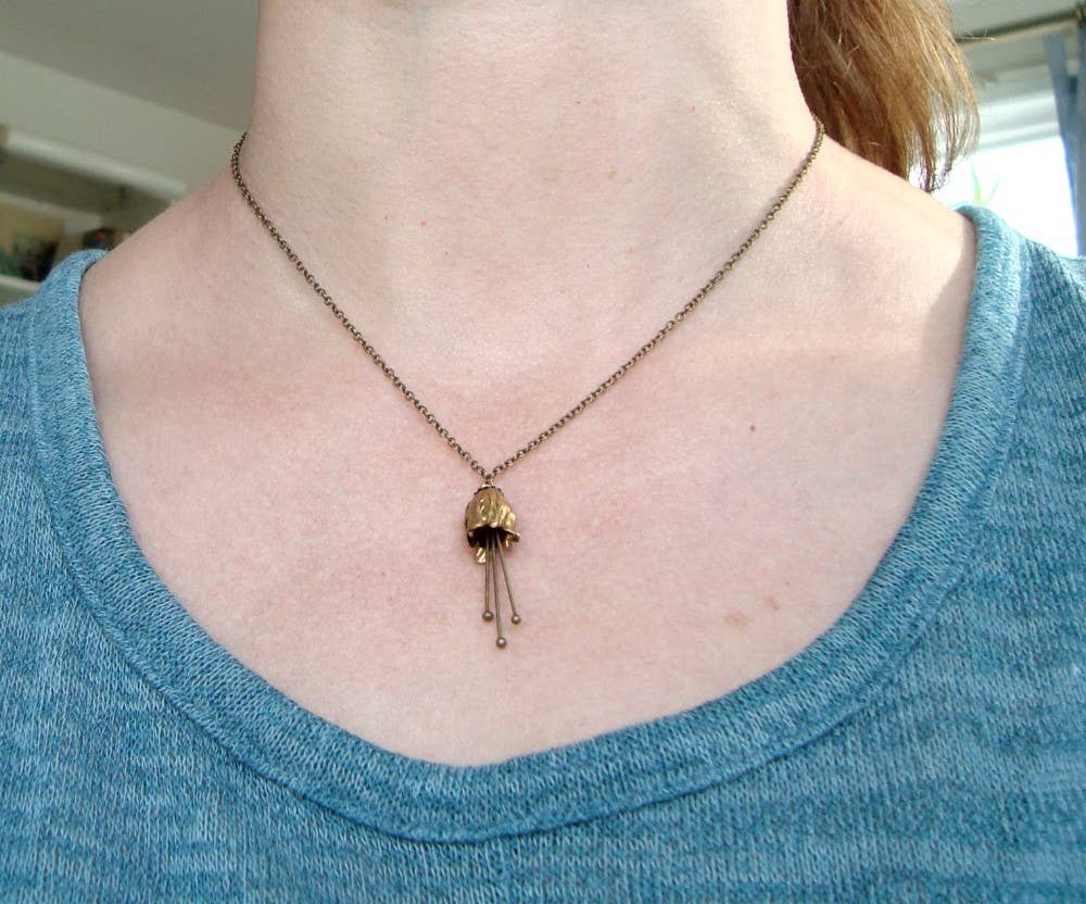 Fuchsia Bloom Studio - Wholesale Pendant/Charm Necklace - Small Tulip Necklace Flower Jewelry4
