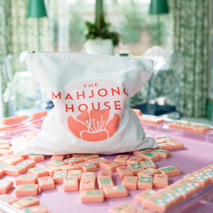 The Mahjong House - Wholesale Pouch - Women's - Canvas Zipper Tile Bag2