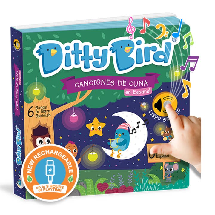 Ditty Bird Spanska Barnvisor: Canciones de Cuna USB-C för wholesale av Ditty Bird Europe
