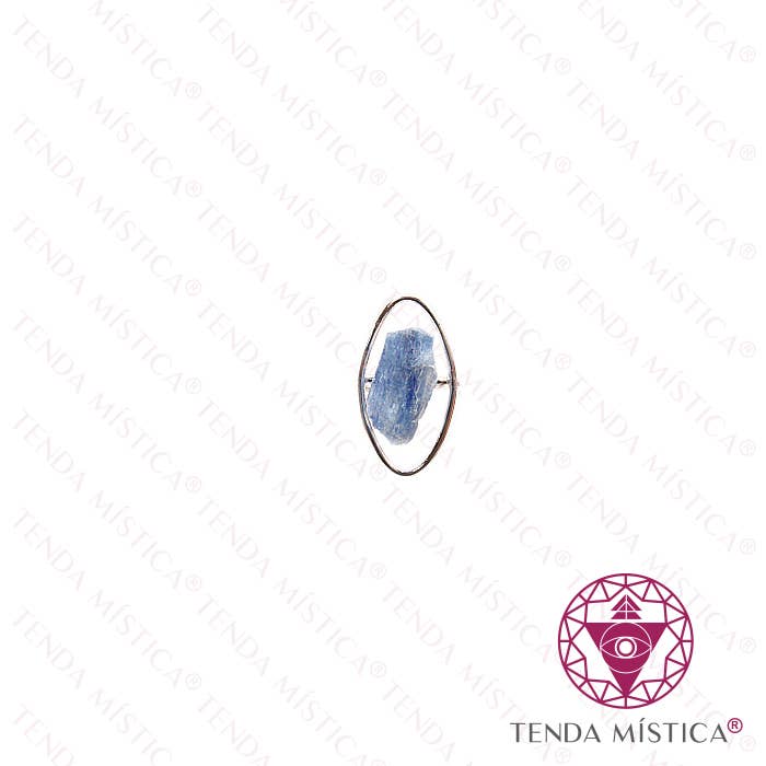 Tenda Mística - Wholesale Spiritual Stone/Crystal - Cyanite Rhombus Ring0