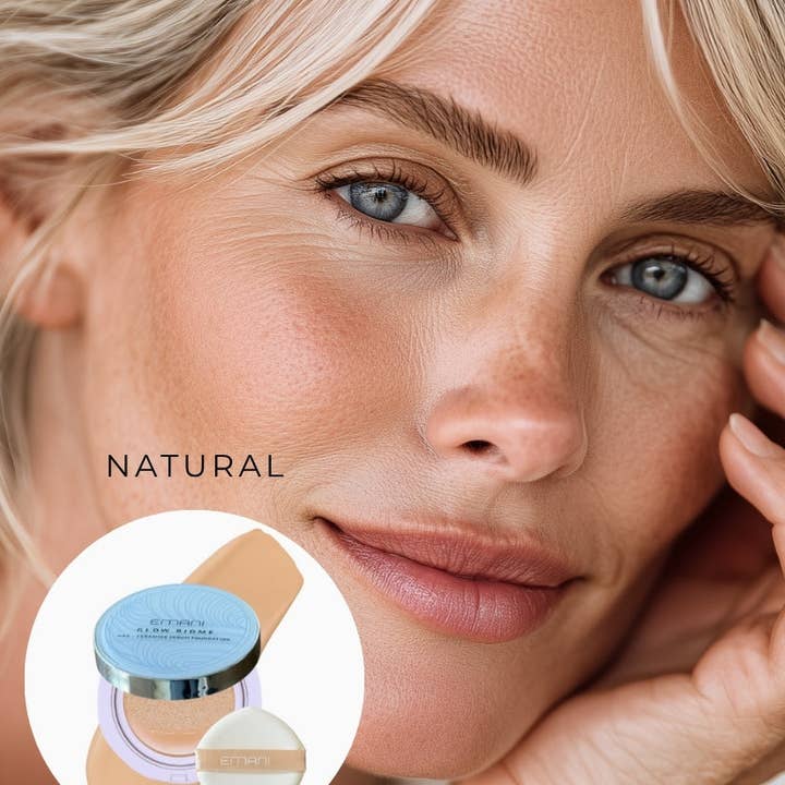 EMANI VEGAN COSMETICS - Vente Fonds de teint - Glow Biome Fond de Teint Sérum NAD+9
