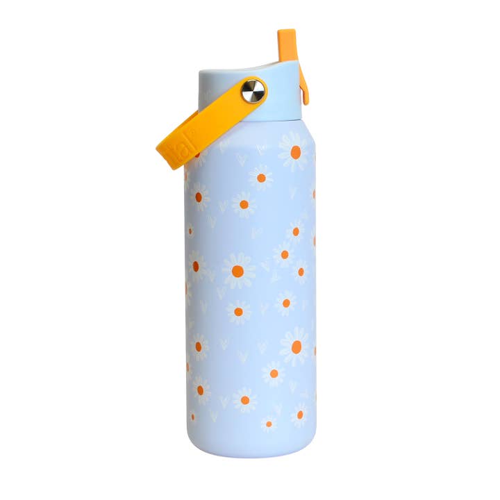 Elemental - Wholesale Water Bottle - Core Insulated Leakproof Bottle w/Handle 40oz - Daisy Daydream3