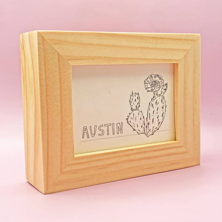 Austin Prickly Pear | Gerahmter Kunstdruck für den Großhandel von IT IS: All Goods