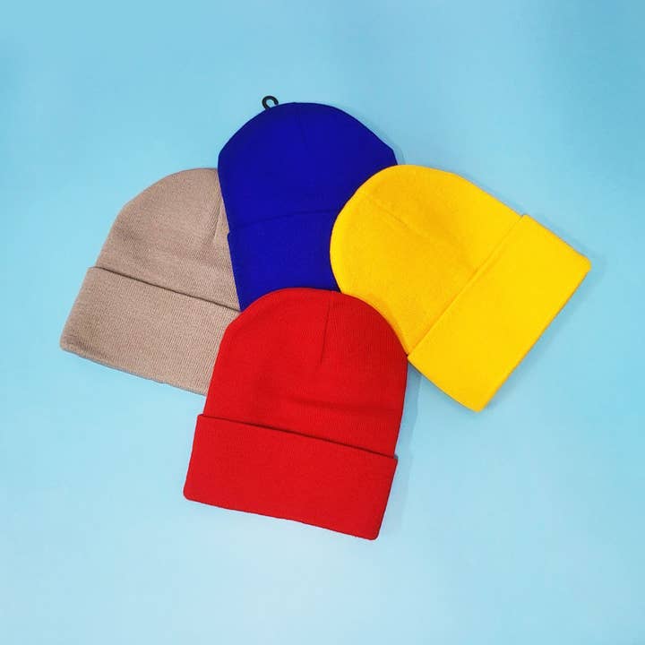 Funteze - Wholesale Beanie - Unisex - Solid Color Long Beanie