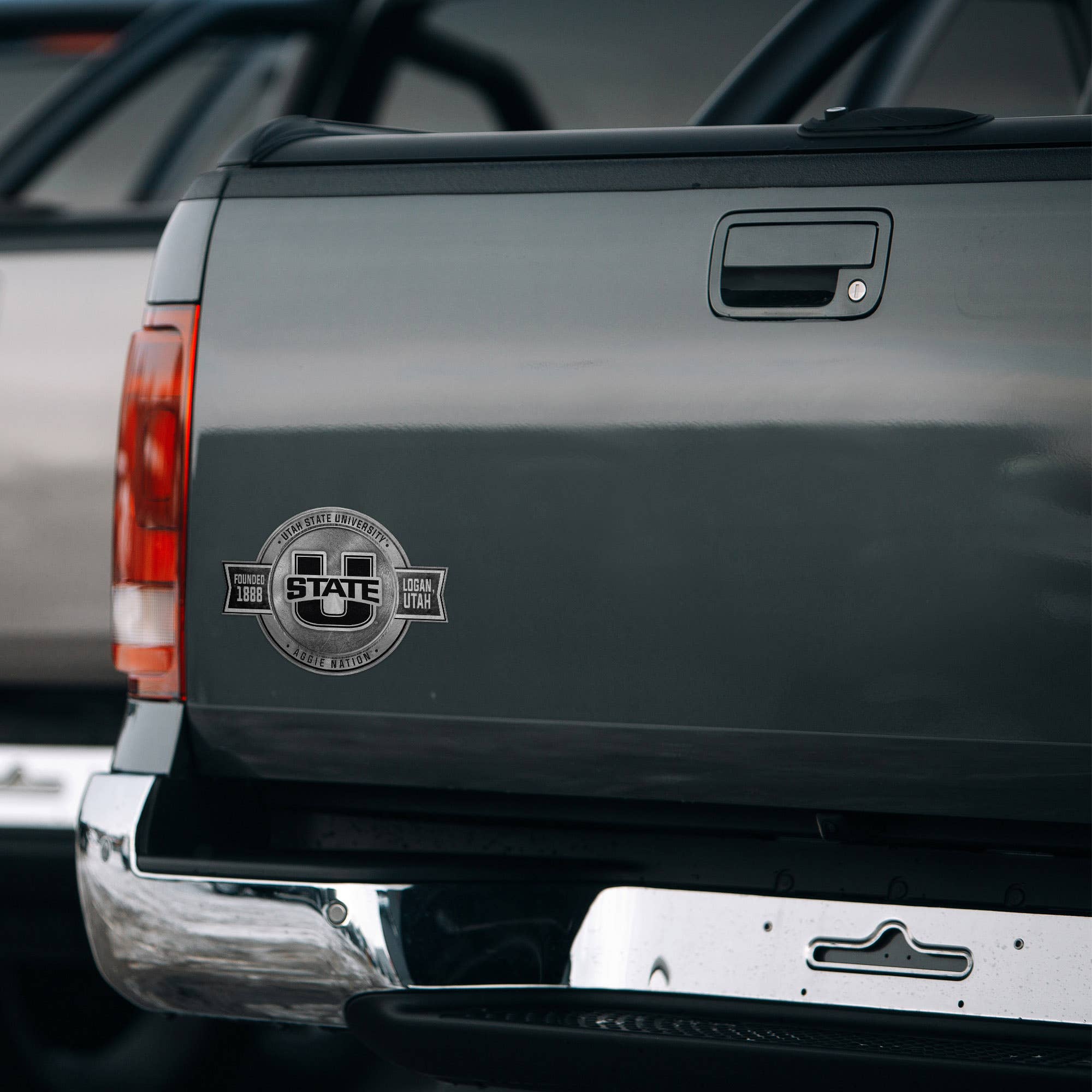 Rico Industries - Wholesale Magnet - NCAA  Utah State Aggies Pewter Design Badge Magnet1