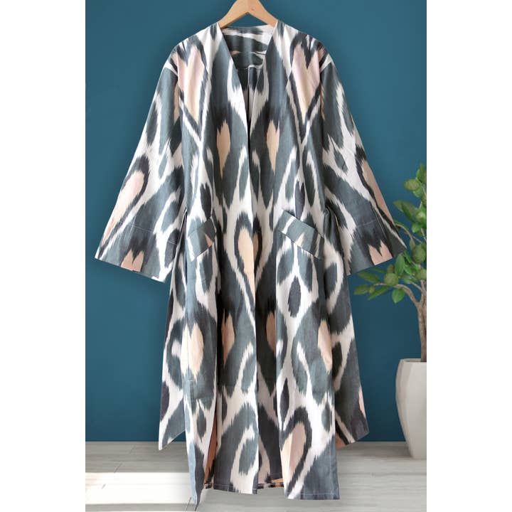 Caftan Ikat en Coton 023 pour la vente par MIASETA