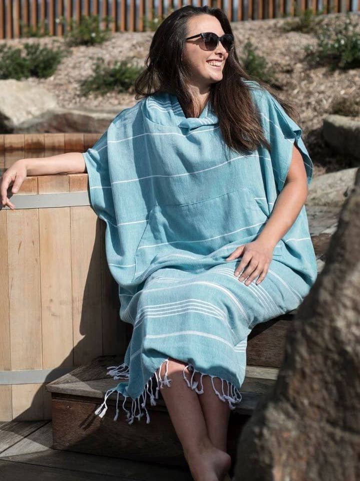 Lucia Turkish Cotton Hooded Towel for wholesale by STOKEDNZ