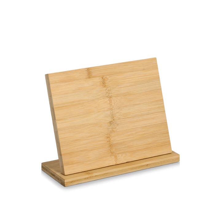 light brown Knife holder, magnetic, bamboo for wholesale on Faire
