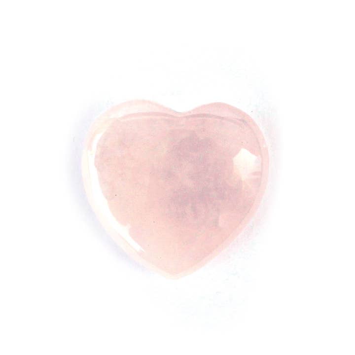 California Seashell Company - Wholesale Spiritual Stone/Crystal - 30mm Rose Quartz Gemstone Hearts