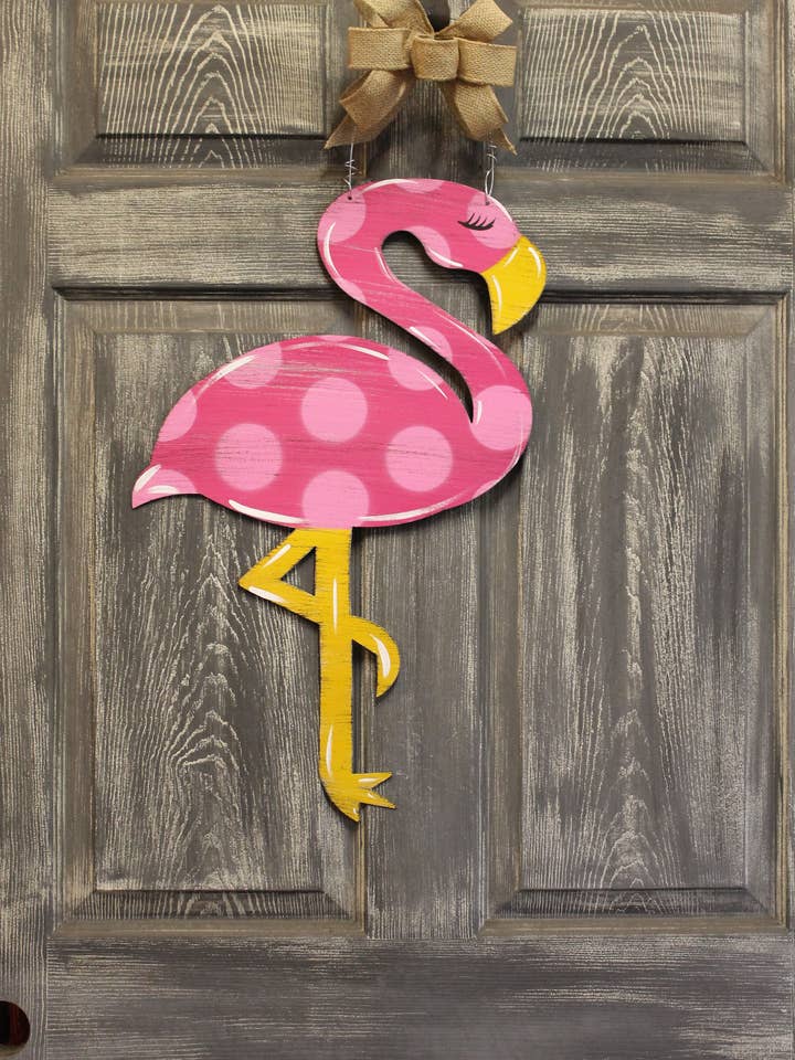Outdoor Metal Art Flamingo for wholesale by Steel Southern Designs