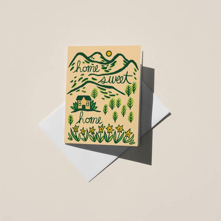 Home Sweet Home, A2 Greeting Card for wholesale by Christine Witmore