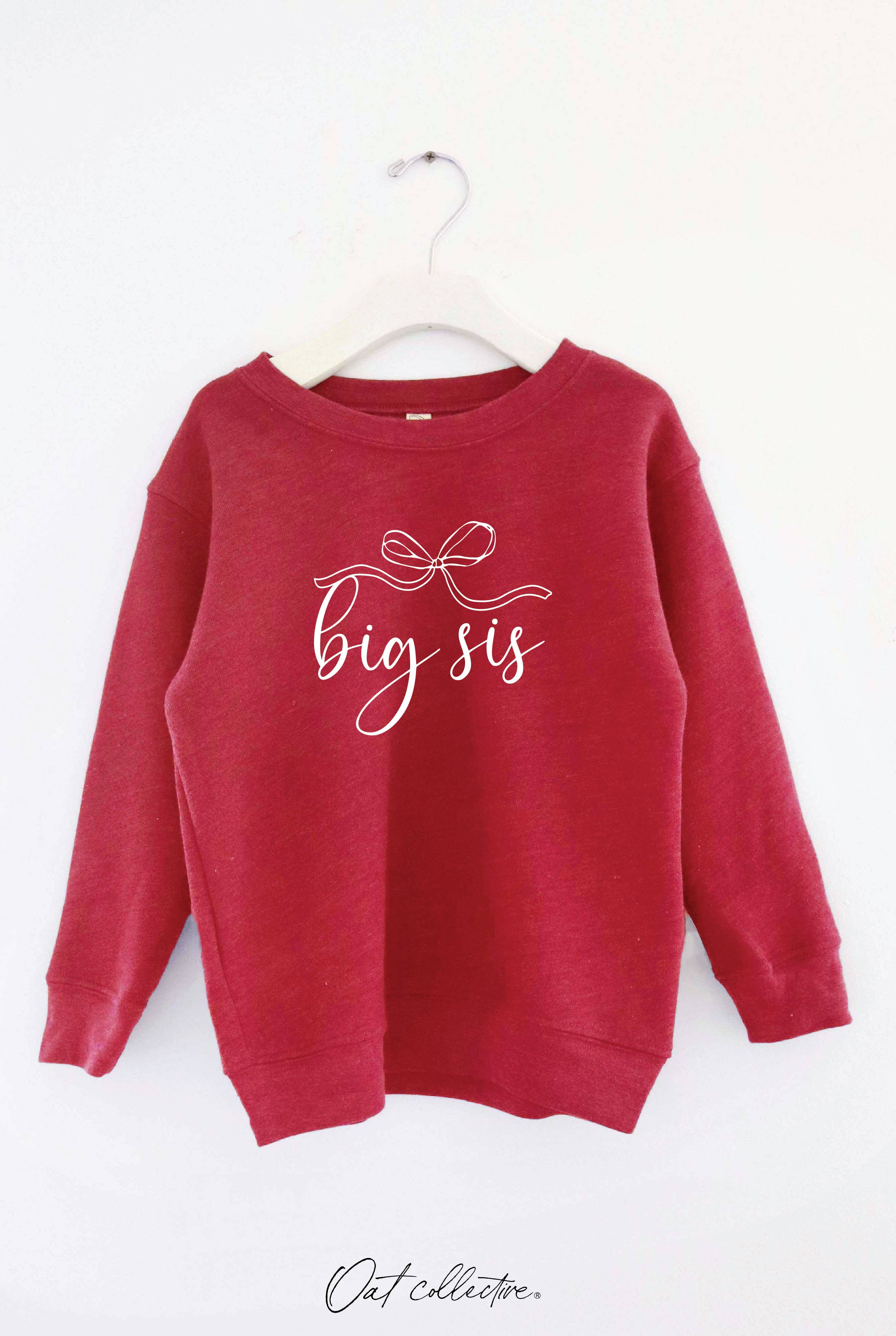 OAT COLLECTIVE – wholesale Sweatshirt - Barn – BIG SIS Toddler Grafisk Sweatshirt3