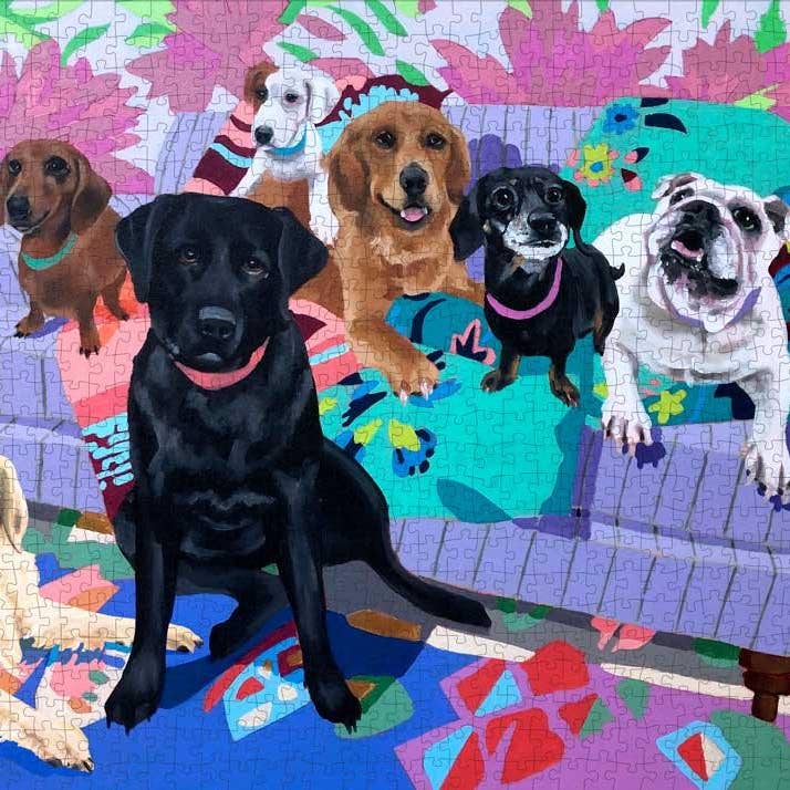 GreenBox Art - Wholesale Puzzle - Adult - Dog Tales - Pup Pals Puzzle