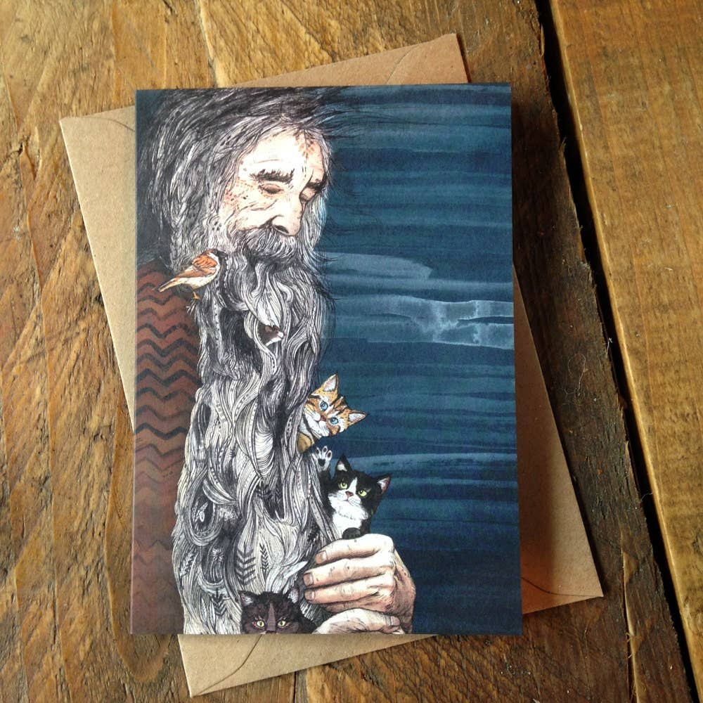 Sandra Dieckmann - Vente Carte de vœux classique - Beardnest//Carte de voeux2