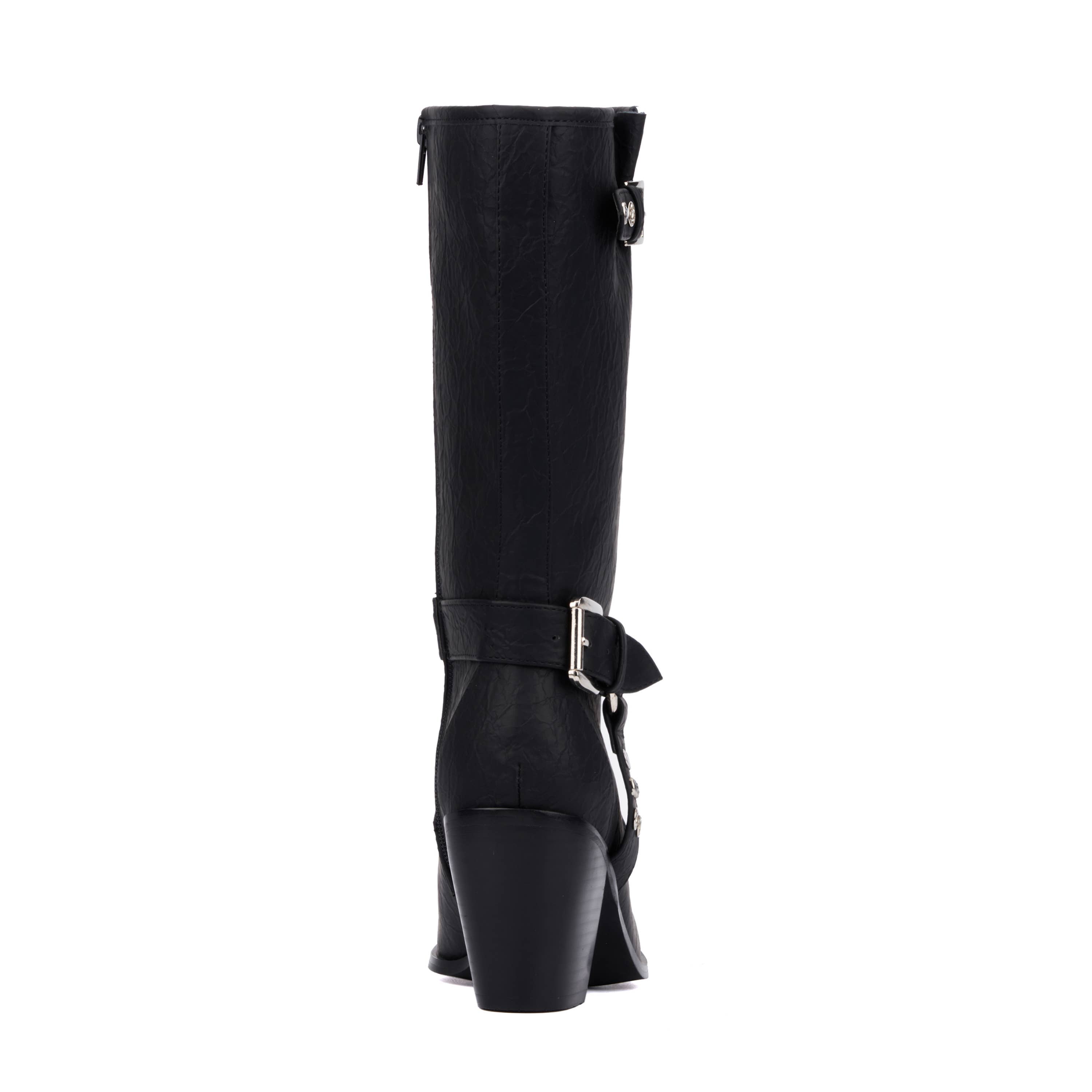 BLACK Olivia Miller Women's Tarot Card Tall Boots for wholesale on Faire2