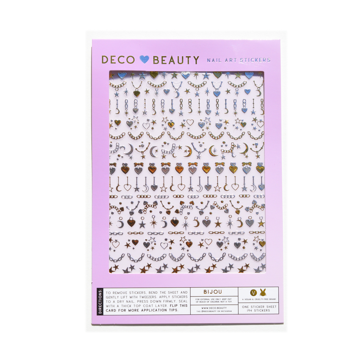Deco Beauty - Wholesale Nail Art/Decal - Nail Art Stickers - BIJOU2