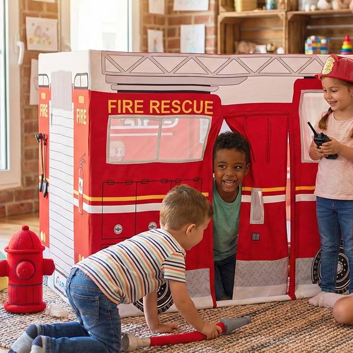 Tente de jeu Camion de pompiers pour la vente par Role Play