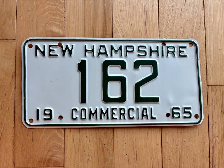 1965 New Hampshire Commercial License Plate for wholesale by RusticPlates