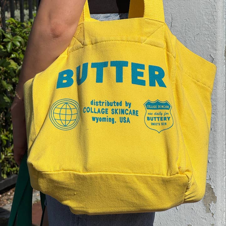 Collage Skincare - Wholesale Tote Bag - Women's - Reversible Butter Tote Bag1
