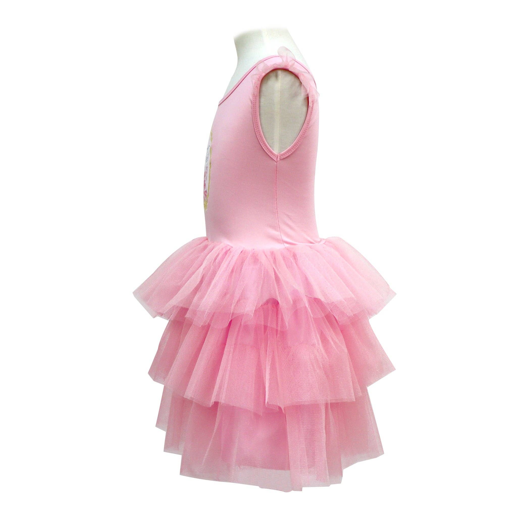 Pink Poppy USA - Vente Robe – enfant - Claris - La souris la plus chic de Paris™ Robe tendance en tulle rose, 5-6 ans5