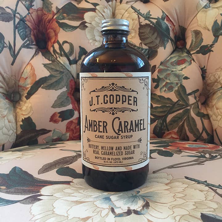 Red Rooster Coffee Roaster - Wholesale Cocktail Mix/Syrup - Amber Caramel Syrup – Organic, Vegan, Gluten-Free – 16 fl oz4
