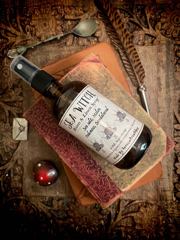 Sea Witch Room Linen Spray | 4oz for wholesale by ScreamPrintShop