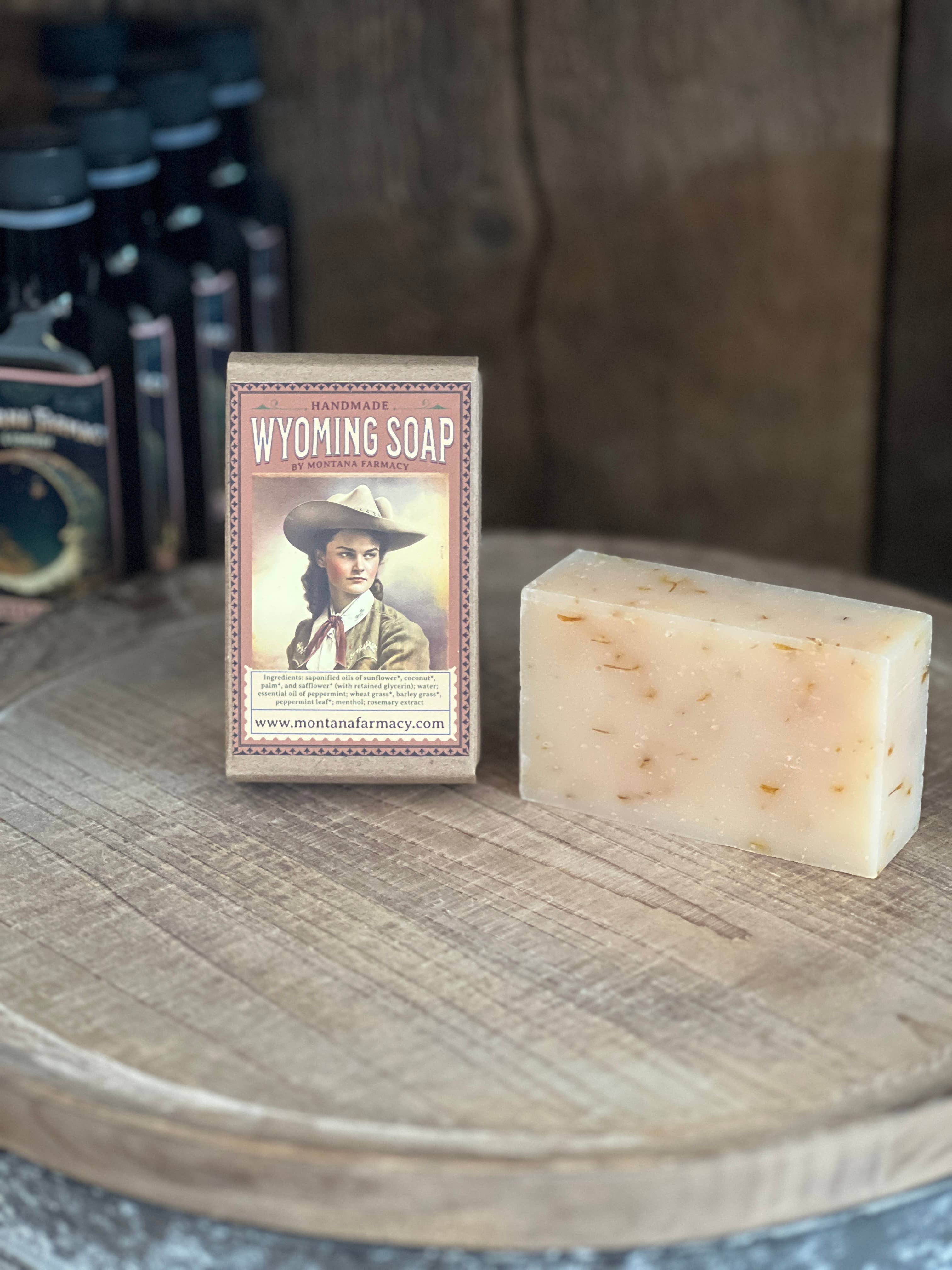 Montana Farmacy - Vendita all'ingrosso Saponette - Sapone da cowgirl del Wyoming Prairie Sage Profumo Old West Vintage2