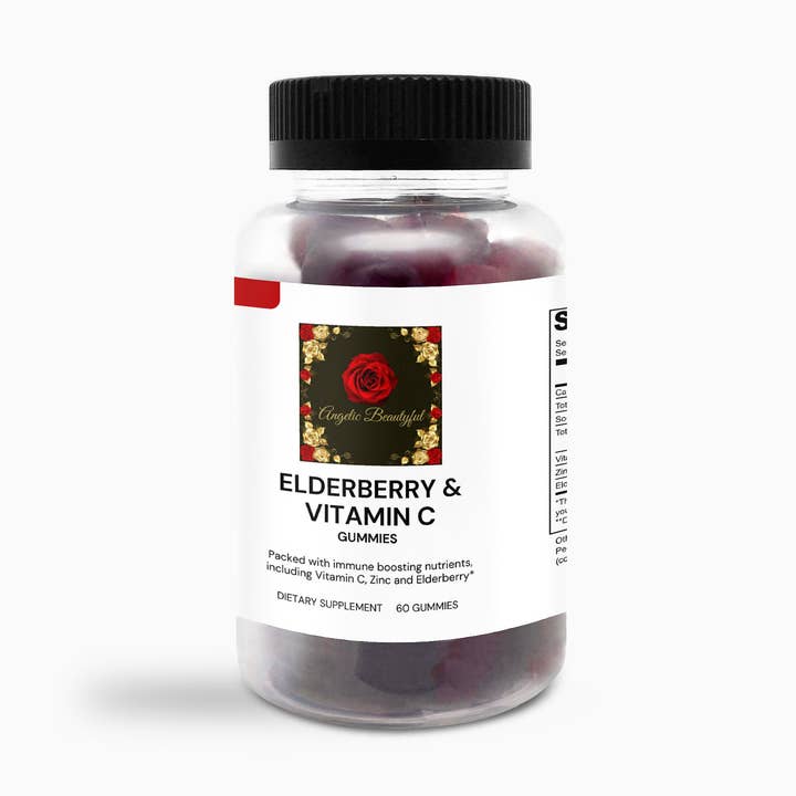 Elderberry & Vitamin C Gummies for wholesale by Angelic Beautyful Cosmetics