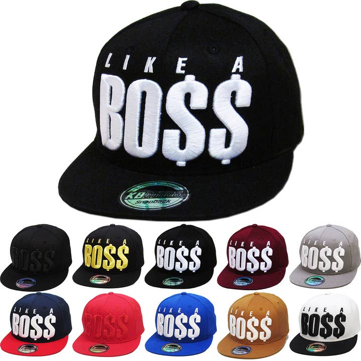 LIKE A BO$$ Snapback for wholesale by KBETHOS
