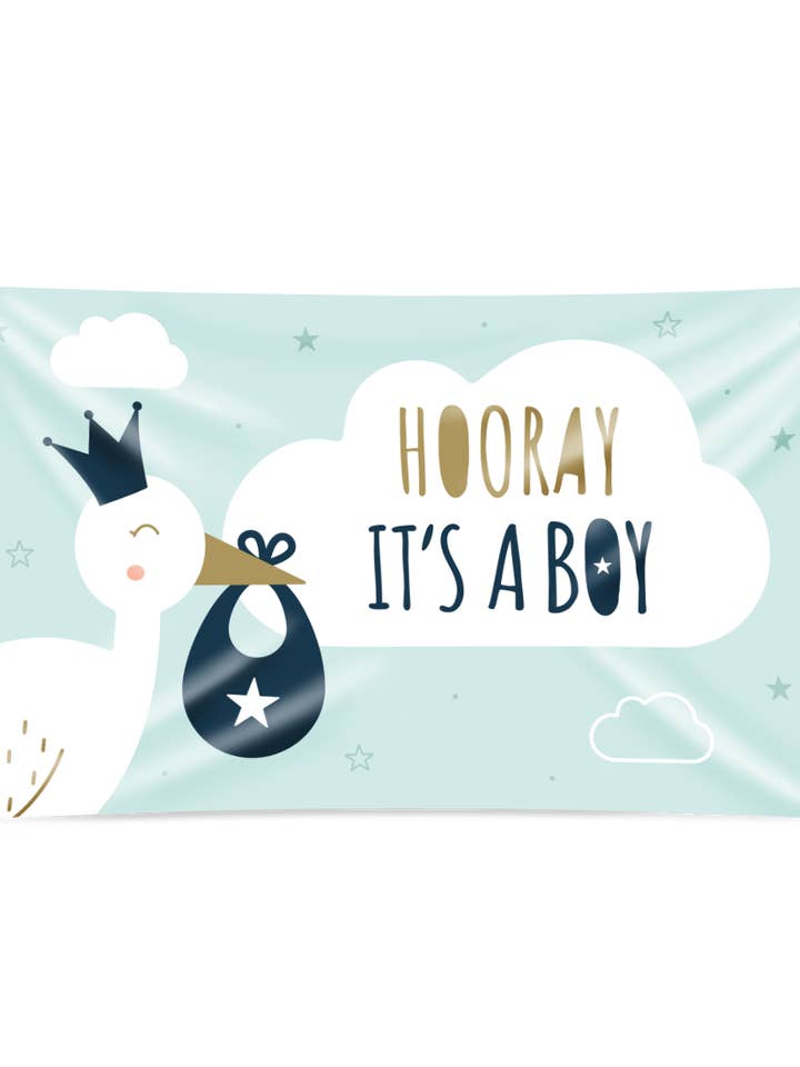 XXL flag - New born baby boy for wholesale by PD Party