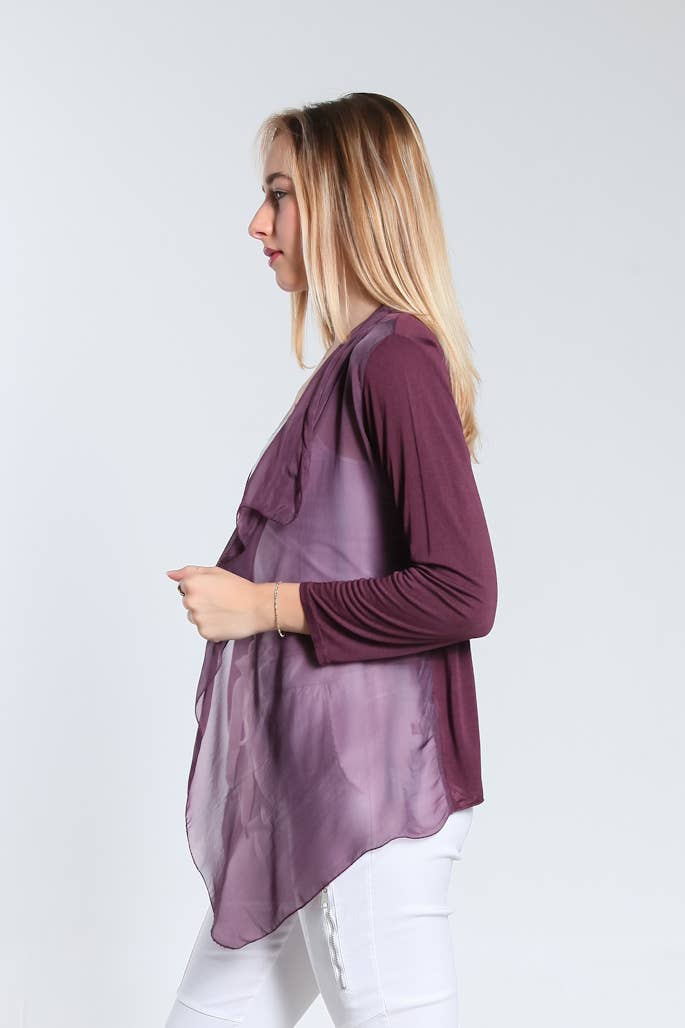 TINA Stephens Italy/Tees By Tina – wholesale Wrap – Women's – Ansley Silk Front Tie Wrap (BQ233)15