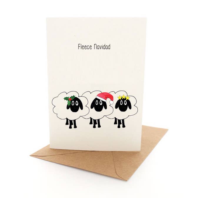 Punny Xmas - Fleece for wholesale by Pleasant Tree