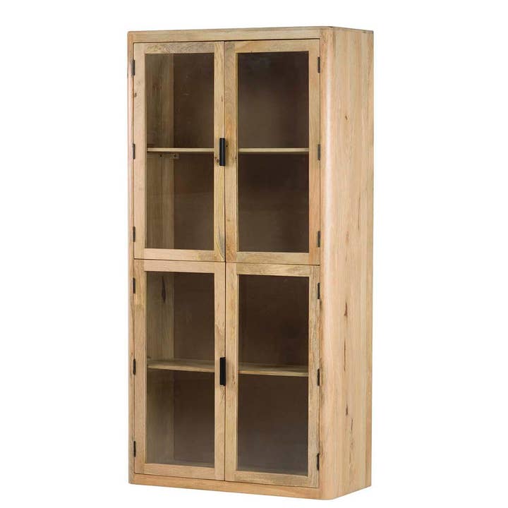 Armário de madeira de manga castanho Felo 100x45x200 cm por atacado de Ethan Chloe - GARPE GROUP - GARCIA PÉREZ Y CÍA S.L.