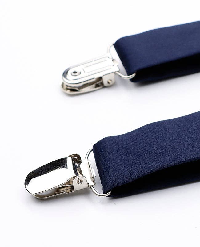 Unipap's - Wholesale Suspenders - Kids - Child Suspenders Blue No. 1 in Polyester "Ernest"2