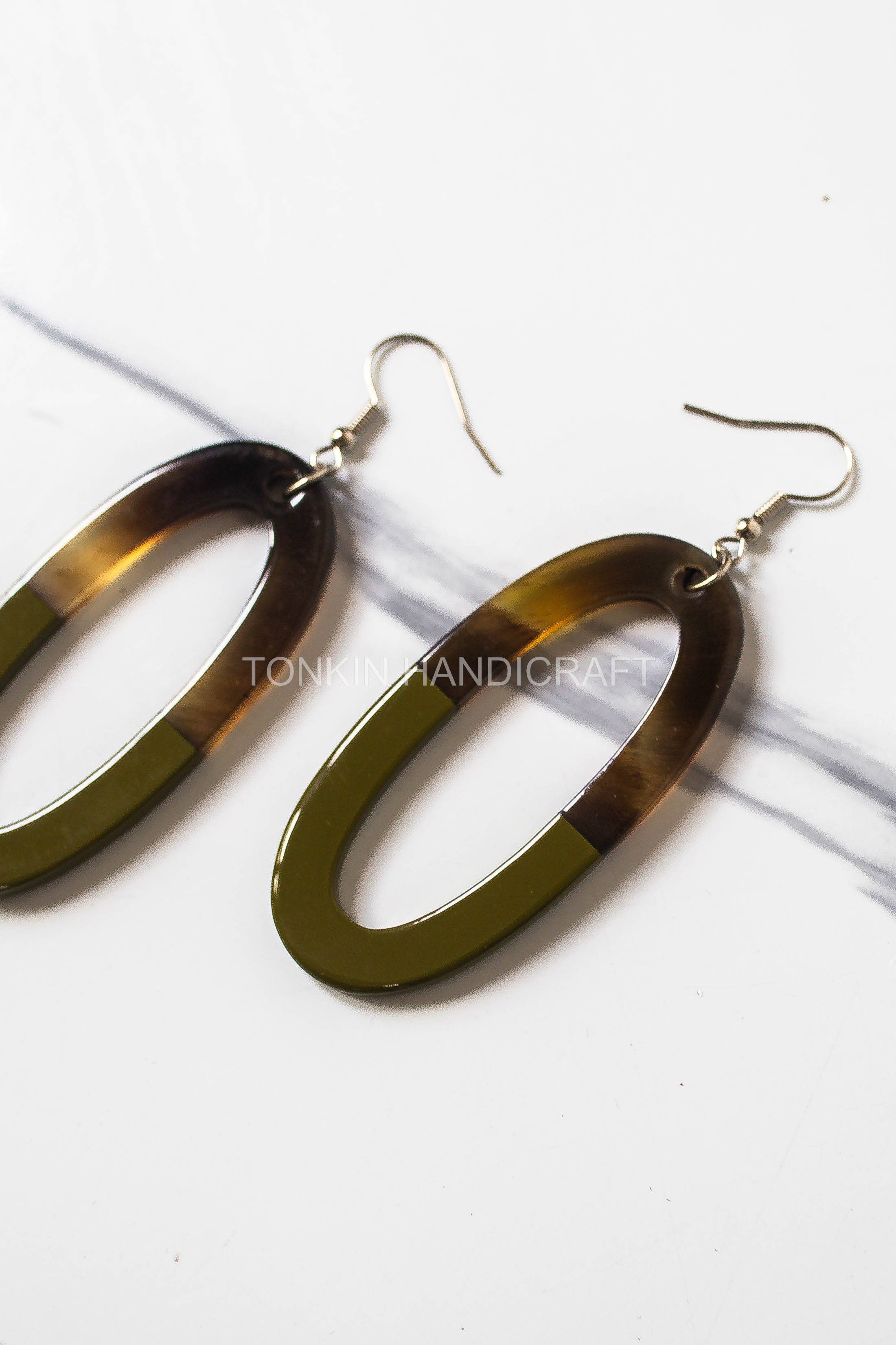 Tonkin Handicraft - Wholesale Dangle Earrings - Lim Buffalo Horn Earrings 3