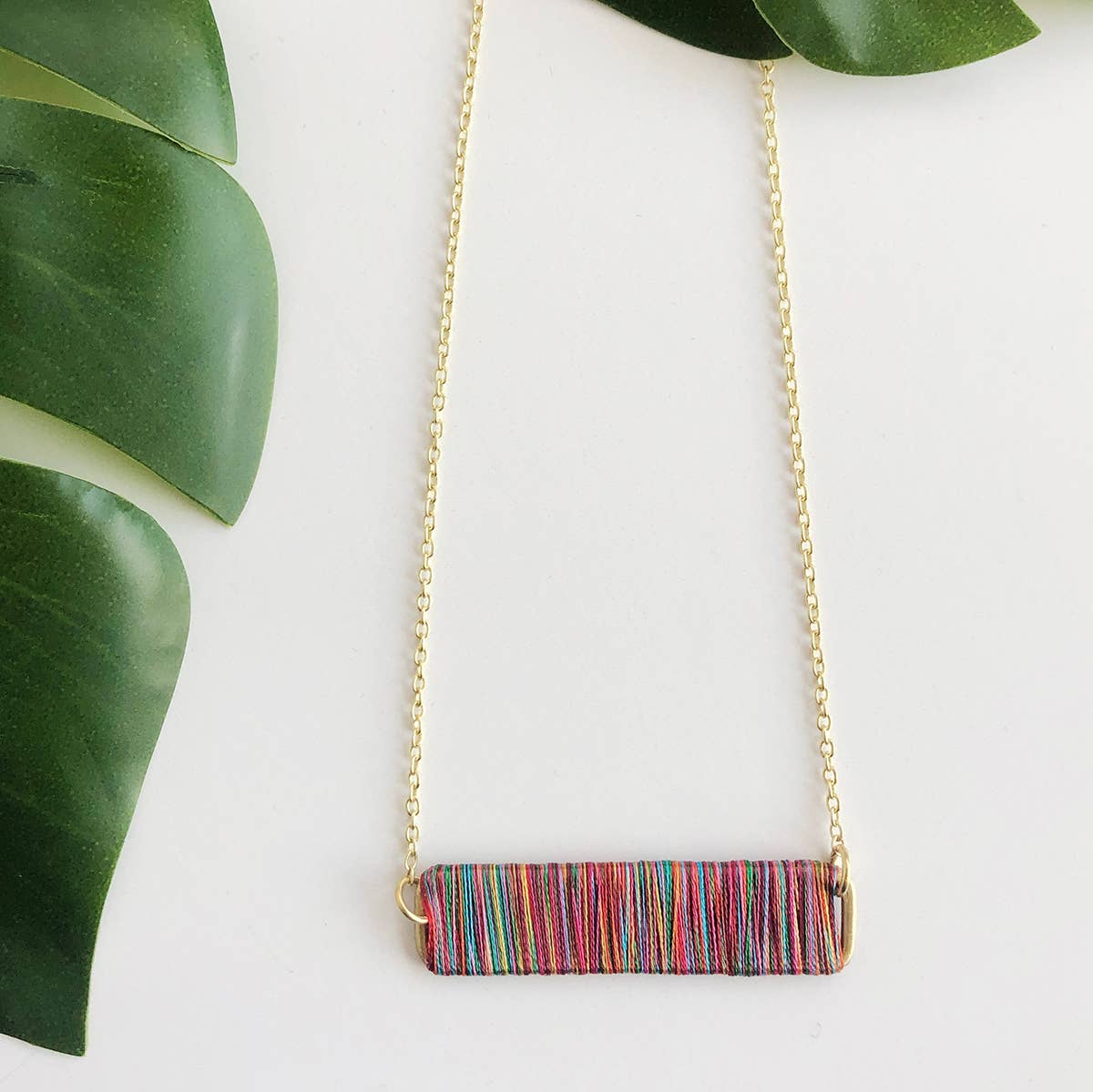 WorldFinds - Wholesale Pendant/Charm Necklace - Raja Rainbow Pendant Necklace2