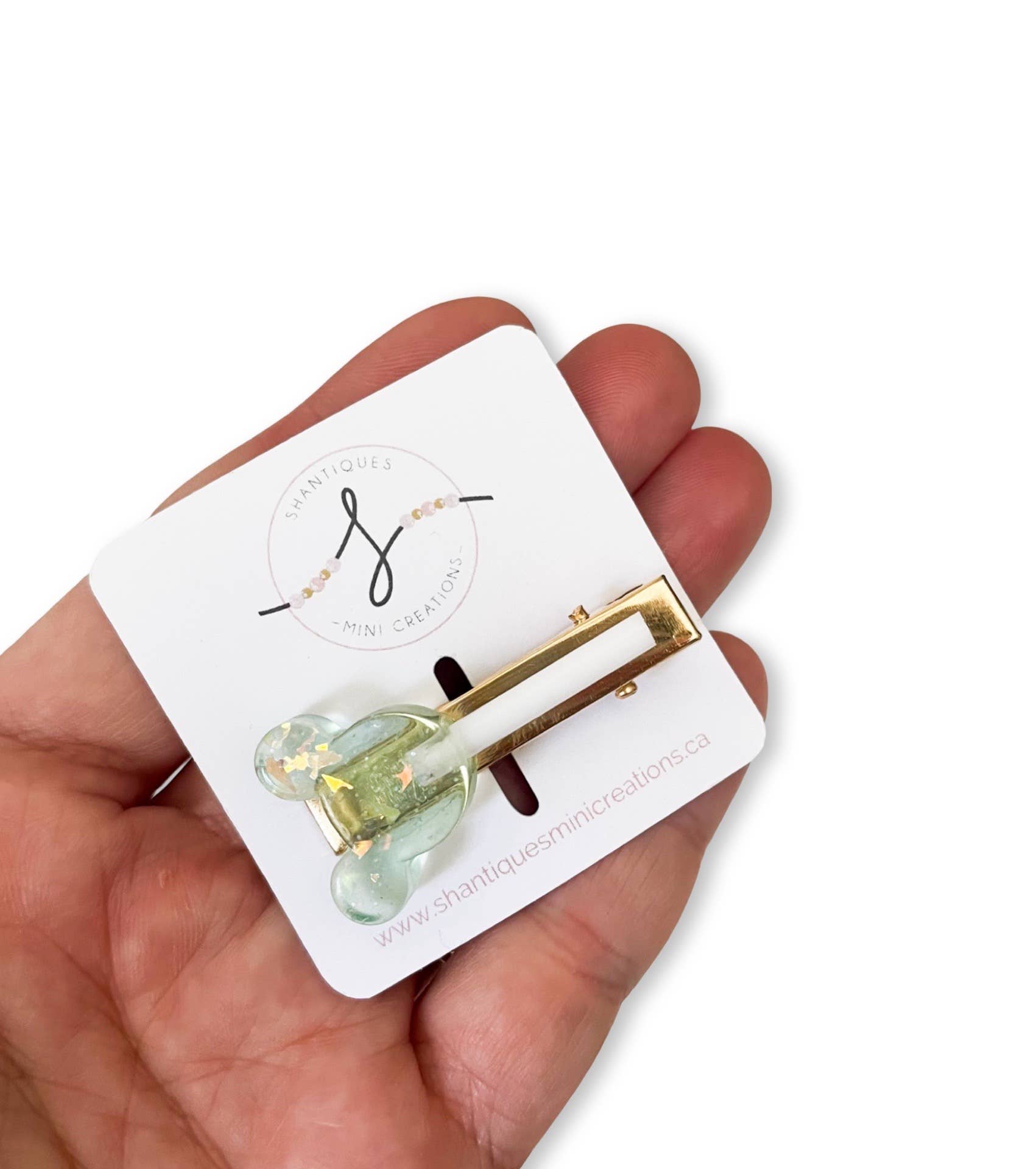 Shantiques Mini Creations - Wholesale Hair Clip - Kids - Lollipop - Alligator Bar Clips3