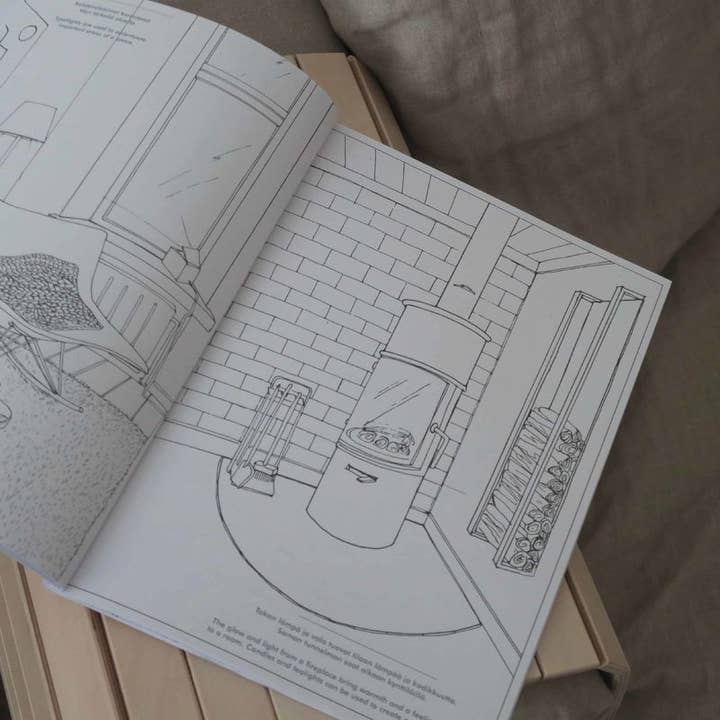Everyday Design - Wholesale Coloring & Activity Book - Adult - LOFT interior design coloring book3