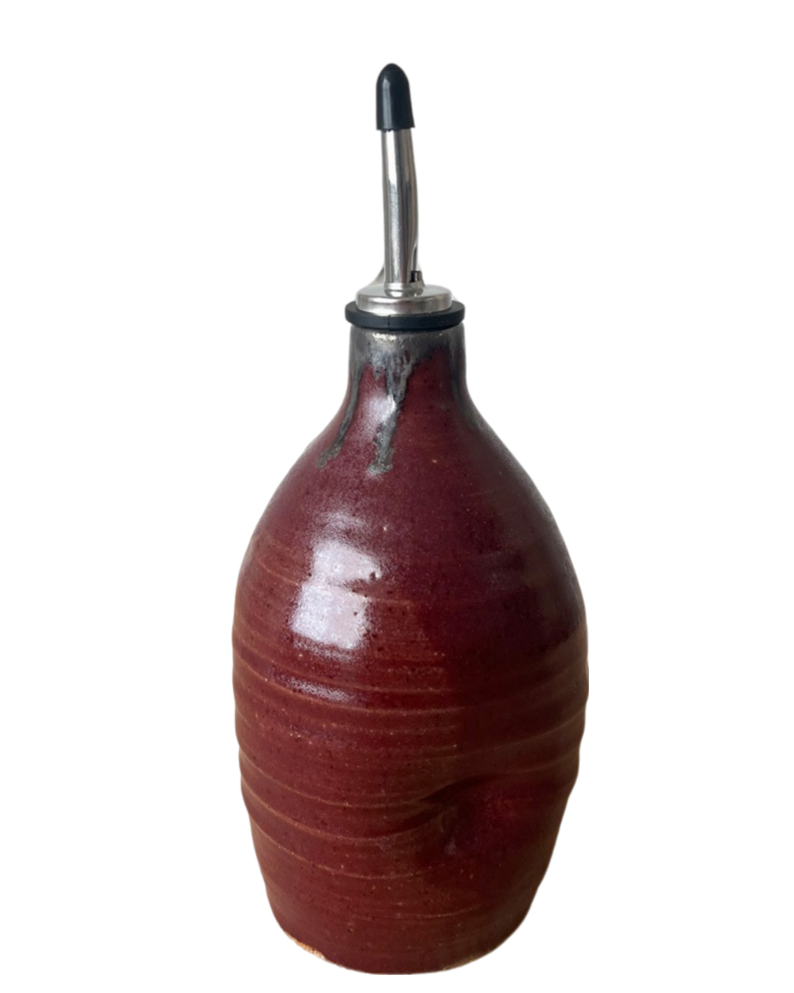 Gina DeSantis Ceramics – wholesale Oil/vinegar dispenser – Luna Oil Cruets1