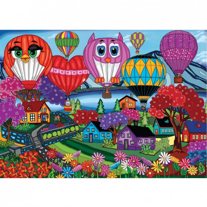 Hot Air Balloon Festival 2000pcs Jigsaw Puzzle for wholesale by JaCaRou Puzzles Inc.