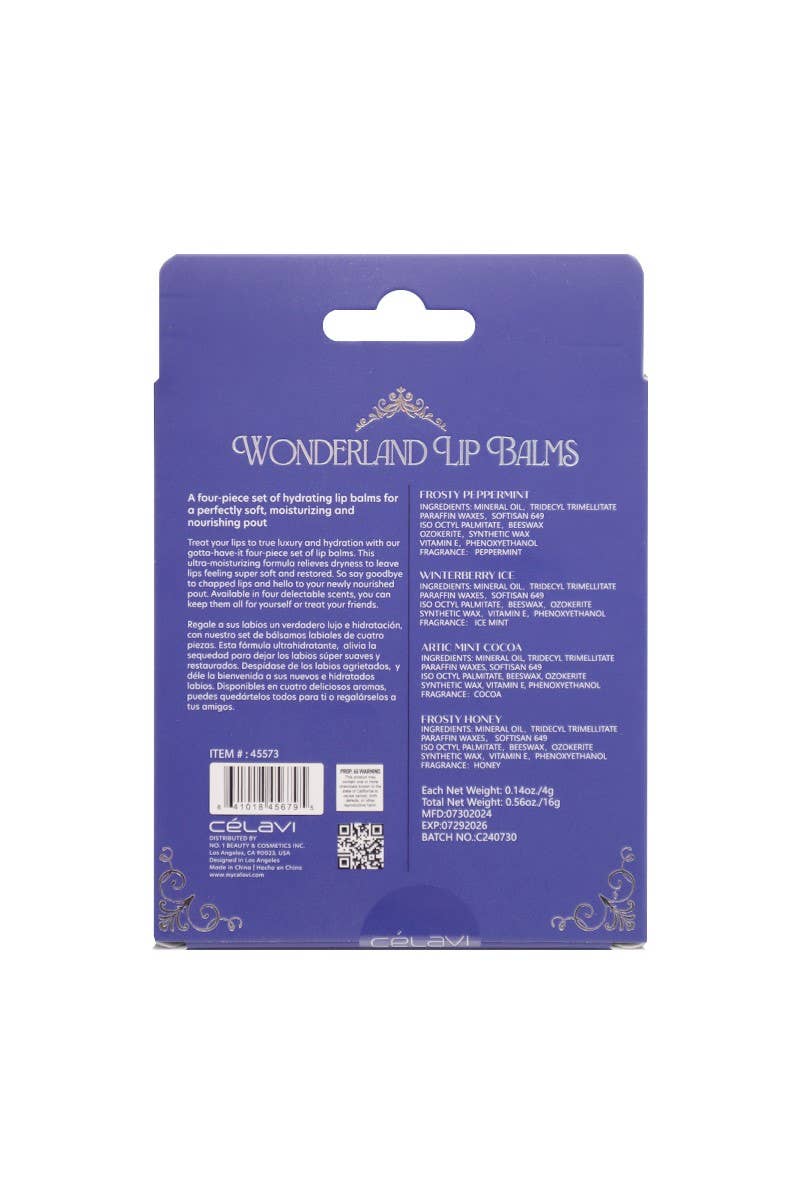PINEAPPLE Beauty - Wholesale Lip Balm Set - Celavi 45573 Wonderland Lip Balm Set - 12 2