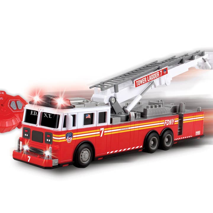 Daron Worldwide Trading - Wholesale Toy Car/Truck - Kids - FDNY Aerial Scope RC Fire Truck by Daron Toys