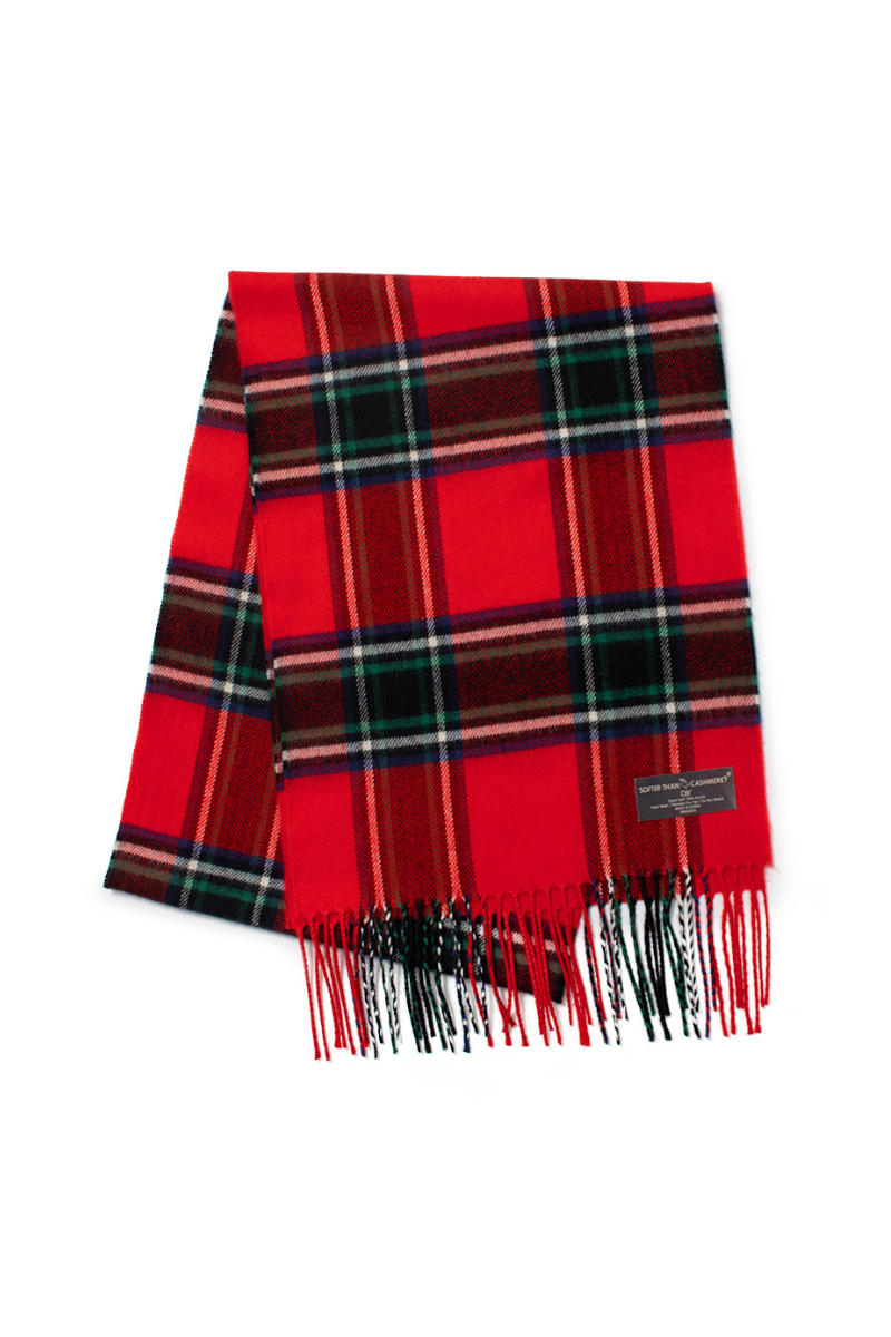 David And Young - Wholesale Scarf - Unisex - Softer than Cashmere PLAID BUFF Vegan Cashmere Touch Scarves22