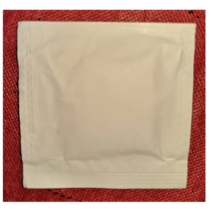 Blank Wet Wipes, pack of 25 for wholesale by Party Bibs