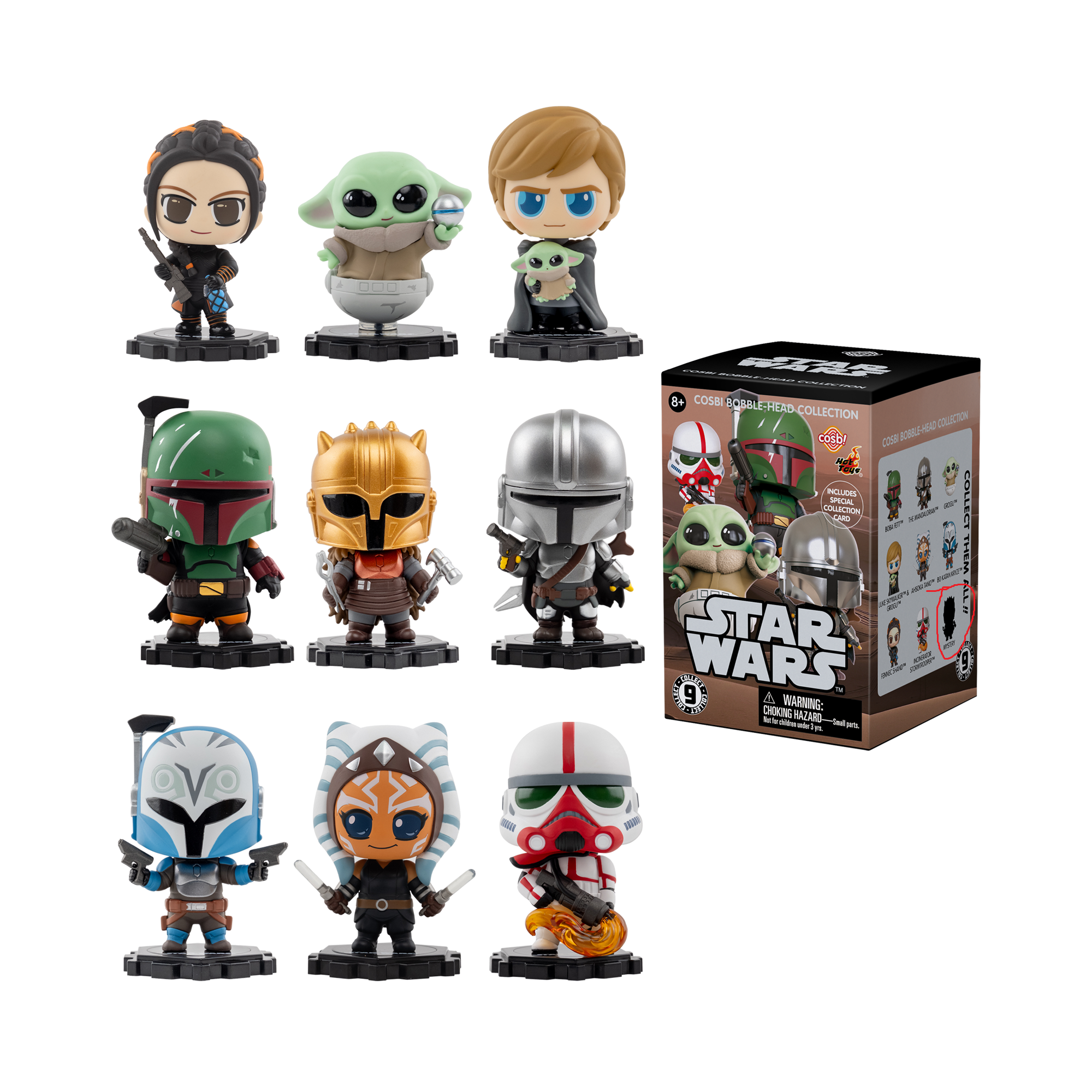 Toys Matter Inc. - Wholesale Figurine Toy - Kids - Star Wars Cosbi Bobble Head Collection - Case of 8 Blind Box2
