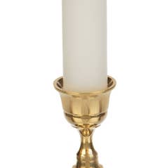 Biedermann & Sons - Wholesale Candle Holder - Brass Taper/holder 2.5 Ht- Box of 6