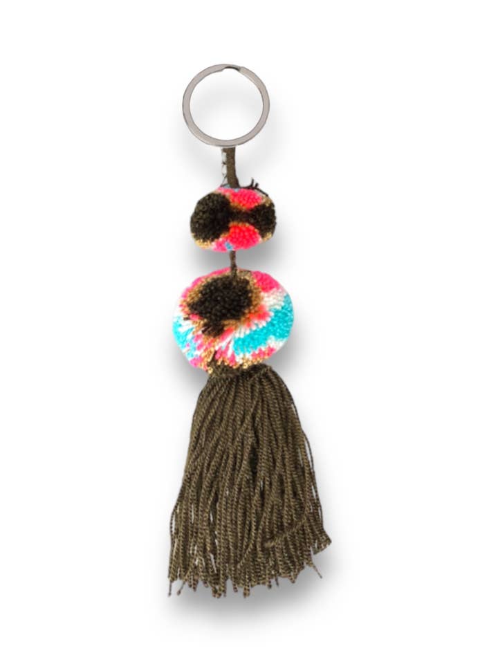 Colina Tassel Keychain for wholesale by Ciela Handmade